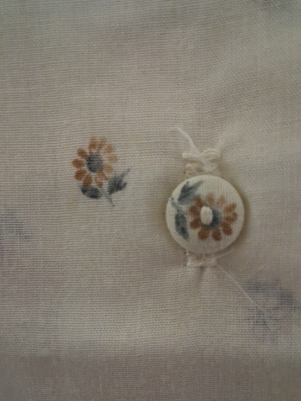 Vintage Ship 'N Shore Floral Button Down Blouse Size 44 Or XL Boxy Cottage - Picture 3 of 7